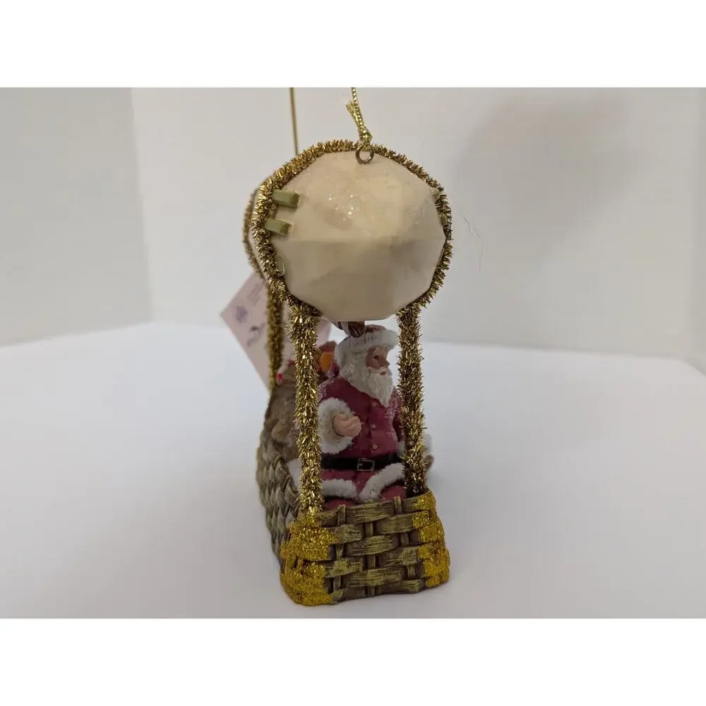 John Grossman Collection Santa Zeppelin Airship Ornament Kurt S. Adler NEW TAGS